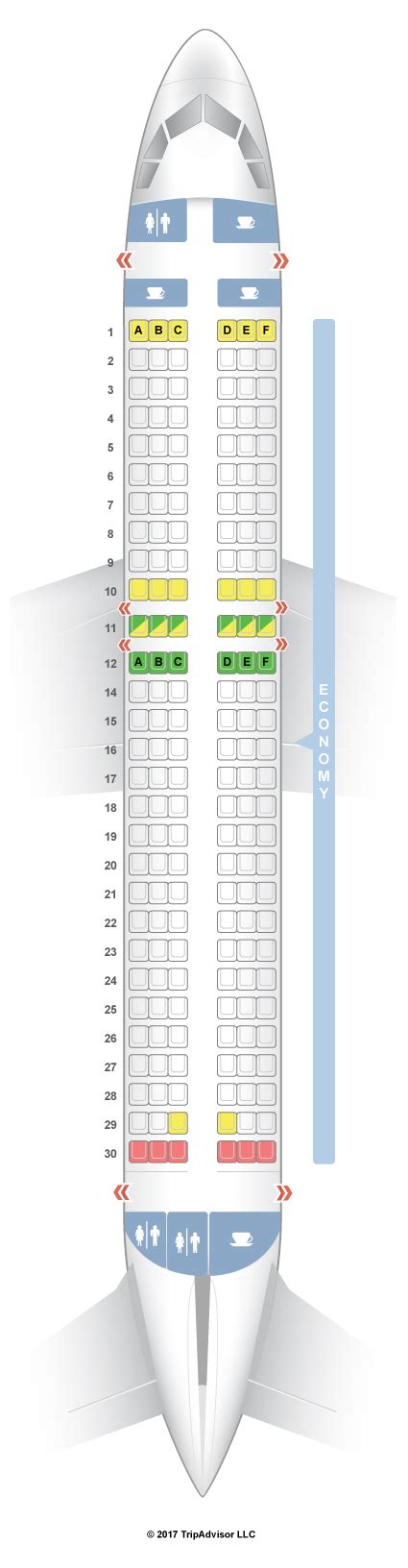 sas airbus a320neo seat map